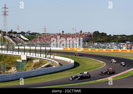 Valtteri Bottas (fin) Williams FW35. Grand Prix japonais, dimanche 13 octobre 2013. Suzuka, Japon. Banque D'Images