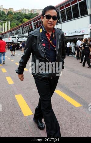 Chalerm Yoovidhya (THA) copropriétaire de Red Bull Racing. Grand Prix de Monaco, dimanche 25 mai 2014. Monte Carlo, Monaco. Banque D'Images