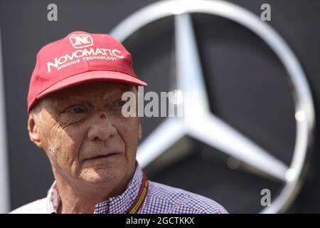 Niki Lauda (AUT) Mercedes Président non exécutif. Grand Prix du Canada, dimanche 8 juin 2014. Montréal, Canada. Banque D'Images