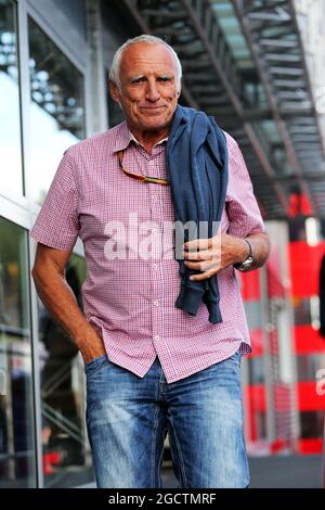 Dietrich Mateschitz (AUT) Président-directeur général et fondateur de Red Bull Grand Prix d'Autriche, samedi 21 juin 2014. Spielberg, Autriche. Banque D'Images