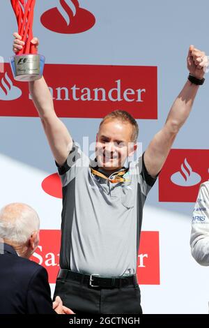 Podium. Grand Prix de Grande-Bretagne, dimanche 6 juillet 2014. Silverstone, Angleterre. Banque D'Images