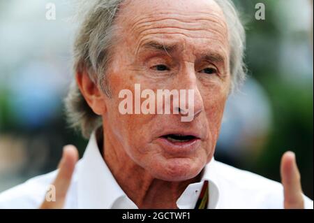 Jackie Stewart (GBR). Grand Prix de Singapour, dimanche 21 septembre 2014. Marina Bay Street circuit, Singapour. Banque D'Images