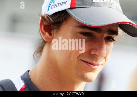 Esteban Gutierrez (MEX) Sauber. Grand Prix japonais, samedi 4 octobre 2014. Suzuka, Japon. Banque D'Images