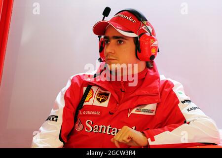 Esteban Gutierrez (MEX) Ferrari pilote d'essai et de réserve. Test Formula One, jour 2, vendredi 27 février 2015. Barcelone, Espagne. Banque D'Images