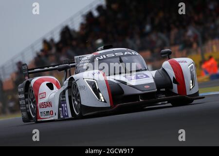 François Perrodo (FRA) / Emmanuel Collard (FRA) / Matthieu Vaxviere (FRA) #75 Prospeed Competition Porsche 911 GT3 RSR. Le Mans Testing, du vendredi 29 au dimanche 31 mai 2015. Le Mans, France. Banque D'Images