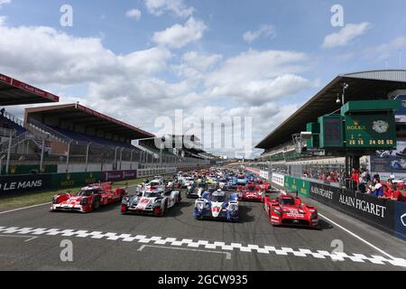 La gamme 2015. Le Mans Testing, du vendredi 29 au dimanche 31 mai 2015. Le Mans, France. Banque D'Images