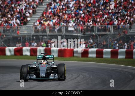 Lewis Hamilton (GBR) Mercedes AMG F1 W06. Grand Prix du Canada, dimanche 7 juin 2015. Montréal, Canada. Banque D'Images