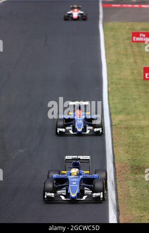 Marcus Ericsson (SWE) Sauber C34. Grand Prix de Hongrie, dimanche 26 juillet 2015. Budapest, Hongrie. Banque D'Images