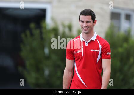 Alexander Rossi (USA) Manor Marussia F1 Team. Grand Prix des États-Unis, jeudi 22 octobre 2015. Circuit of the Americas, Austin, Texas, États-Unis. Banque D'Images