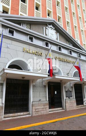 MANILLE, PHILIPPINES - 25 NOVEMBRE 2017 : Palacio del Gobernador (Palais du Gouverneur) à Manille, Philippines. Bâtiment du gouvernement dans le district d'Intramuros Banque D'Images