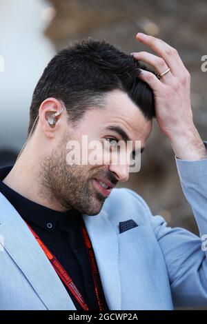 Steve Jones (GBR) Channel 4 F1 Presenter. Grand Prix de Bahreïn, samedi 2 avril 2016. Sakhir, Bahreïn. Banque D'Images