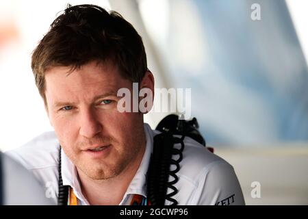 Rob Smedley (GBR) Williams, responsable de la performance des véhicules. Grand Prix de Chine, jeudi 14 avril 2016. Shanghai, Chine. Banque D'Images