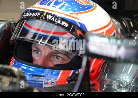 Jenson Button (GBR) McLaren MP4-31. Banque D'Images