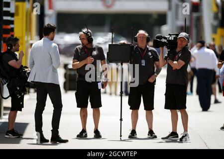 Steve Jones (GBR) Channel 4 F1 Presenter. Grand Prix d'Espagne, samedi 14 mai 2016. Barcelone, Espagne. Banque D'Images