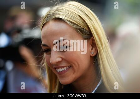 Carmen Jorda (ESP) Renault Sport F1 Team pilote de développement. Grand Prix de Monaco, vendredi 27 mai 2016. Monte Carlo, Monaco. Banque D'Images