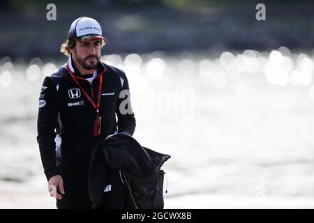 Fernando Alonso (ESP) McLaren. Grand Prix du Canada, vendredi 10 juin 2016. Montréal, Canada. Banque D'Images