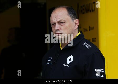 Frederic Vasseur (FRA) Renault Sport F1 Team Directeur de course. Grand Prix de Grande-Bretagne, vendredi 8 juillet 2016. Silverstone, Angleterre. Banque D'Images