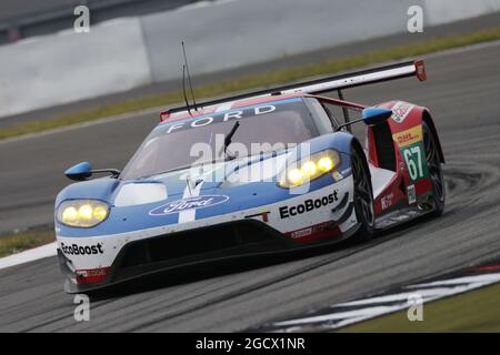 Marino Franchitti (GBR) / Andy Priaulx (GBR) / Harry Tincknell (GBR) #67 Ford Chip Ganassi Team UK Ford GT. FIA World Endurance Championship, Round 4, samedi 23 juillet 2016. Nurburgring, Allemagne. Banque D'Images