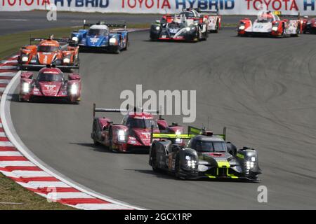 Simon Trummer (SUI) / James Rossiter (GBR) / Oliver Webb (GBR) #04 Bykolles Racing Team CLM P1/01 - AER. Championnat du monde d'endurance FIA, Round 4, Dimanche 24 juillet 2016. Nurburgring, Allemagne. Banque D'Images