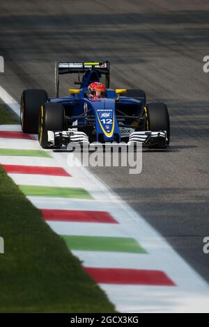 Felipe Nasr (BRA) Sauber C35. Grand Prix d'Italie, samedi 3 septembre 2016. Monza Italie. Banque D'Images