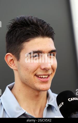 Esteban Ocon (FRA) Manor Racing. Grand Prix japonais, jeudi 6 octobre 2016. Suzuka, Japon. Banque D'Images