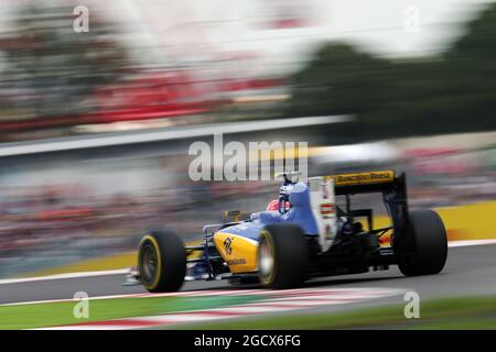 Felipe Nasr (BRA) Sauber C35. Grand Prix japonais, samedi 8 octobre 2016. Suzuka, Japon. Banque D'Images