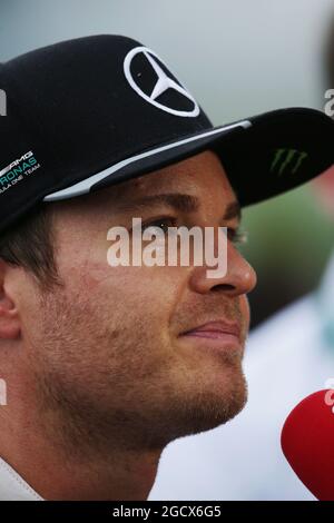 Nico Rosberg (GER) Mercedes AMG F1. Grand Prix japonais, samedi 8 octobre 2016. Suzuka, Japon. Banque D'Images