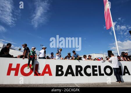 Atmosphère du circuit. Grand Prix d'Espagne, dimanche 14 mai 2017. Barcelone, Espagne. Banque D'Images