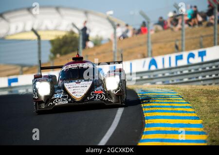 Ho-Ping Tung (CHN) / Oliver Jarvis (GBR) / Thomas Laurent (FRA) #38 Jackie Chan DC Racing, Oreca 07 - Gibson. FIA World Endurance Championship, le Mans 24 heures - course, samedi 17 juin 2017. Le Mans, France. Banque D'Images