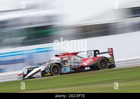 Ho-Ping Tung (CHN) / Oliver Jarvis (GBR) / Thomas Laurent (FRA) #38 Jackie Chan DC Racing, Oreca 07 - Gibson. Championnat du monde d'endurance FIA, Round 4, Dimanche 16 juillet 2017. Nurburgring, Allemagne. Banque D'Images