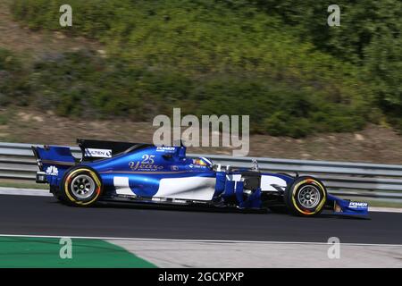 Gustav Malja (SWE) Sauber C36 pilote de test. Test de formule 1. Mardi 1er août 2017. Budapest, Hongrie. Banque D'Images