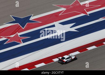 Richard Lietz (AUT) / Frederic Makowiecki (FRA) #91 équipe Porsche GT, Porsche 911 RSR. FIA World Endurance Championship, Rd 6, 6 heures de circuit of the Americas. Du 14 au 15 septembre 2017. Austin, Texas, États-Unis. Banque D'Images