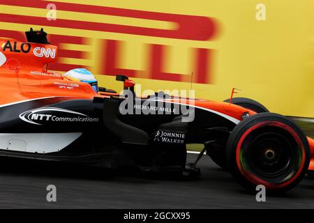 Fernando Alonso (ESP) McLaren MCL32. Grand Prix japonais, samedi 7 octobre 2017. Suzuka, Japon. Banque D'Images