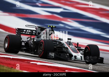 Kevin Magnussen (DEN) Haas VF-17. Grand Prix des États-Unis, vendredi 20 octobre 2017. Circuit of the Americas, Austin, Texas, États-Unis. Banque D'Images