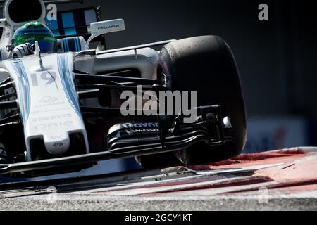 Felipe Massa (BRA) Williams FW40. Grand Prix d'Abu Dhabi, vendredi 24 novembre 2017. Yas Marina circuit, Abu Dhabi, Émirats Arabes Unis. Banque D'Images