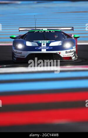 Stefan Mucke (GER) / Oliver Pla (FRA) #66 Ford Chip Ganassi Team UK Ford GT. Championnat du monde d'endurance FIA, journées d'essais officielles 'Prologue', 6 au 7 avril 2018. Paul Ricard, France. Banque D'Images