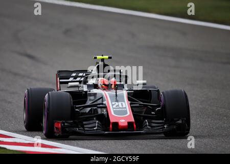 Kevin Magnussen (DEN) Haas VF-18. Grand Prix de Chine, samedi 14 avril 2018. Shanghai, Chine. Banque D'Images