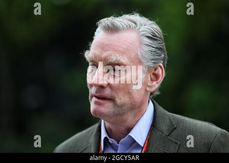 Sean Brilches (États-Unis) Formule 1 Directeur général, opérations commerciales. Grand Prix de Chine, samedi 14 avril 2018. Shanghai, Chine. Banque D'Images