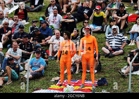 Stoffel Vandoorne (bel) fans de McLaren. Grand Prix d'Espagne, samedi 12 mai 2018. Barcelone, Espagne. Banque D'Images