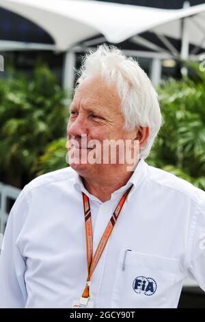 Charlie Whiting (GBR) délégué de la FIA. Grand Prix du Canada, jeudi 7 juin 2018. Montréal, Canada. Banque D'Images