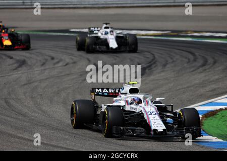 Sergey Sirotkin (RUS) Williams FW41. Grand Prix d'Allemagne, dimanche 22 juillet 2018. Hockenheim, Allemagne. Banque D'Images