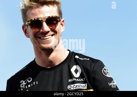 Nico Hulkenberg (GER) Renault Sport F1 Team. Grand Prix de Hongrie, jeudi 26 juillet 2018. Budapest, Hongrie. Banque D'Images