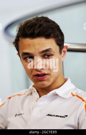 Pilote de test McLaren Lando Norris (GBR). Test de formule 1. Mercredi 1er août 2018. Budapest, Hongrie. Banque D'Images