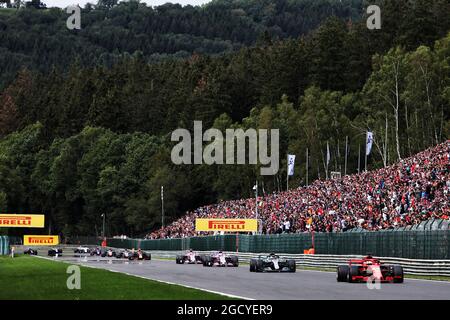 Sebastian Vettel (GER) Ferrari SF71H. Grand Prix de Belgique, dimanche 26 août 2018. Spa-Francorchamps, Belgique. Banque D'Images