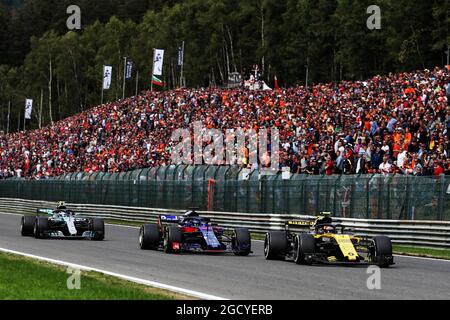 Carlos Sainz Jr (ESP) Renault Sport F1 Team RS18. Grand Prix de Belgique, dimanche 26 août 2018. Spa-Francorchamps, Belgique. Banque D'Images