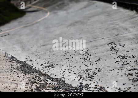 La célèbre banque Monza. Grand Prix d'Italie, jeudi 30 août 2018. Monza Italie. Banque D'Images