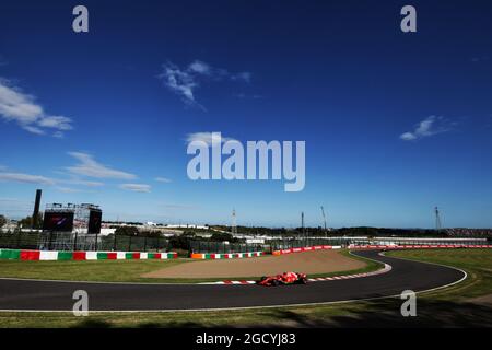 Kimi Raikkonen (fin) Ferrari SF71H. Grand Prix japonais, dimanche 7 octobre 2018. Suzuka, Japon. Banque D'Images