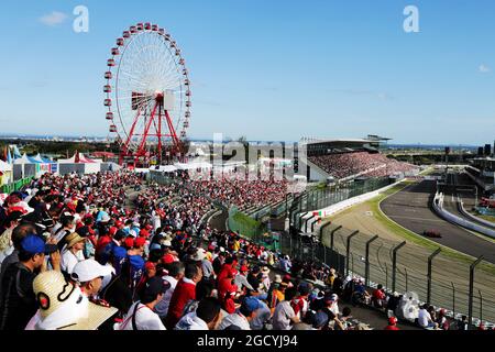 Kimi Raikkonen (fin) Ferrari SF71H. Grand Prix japonais, dimanche 7 octobre 2018. Suzuka, Japon. Banque D'Images