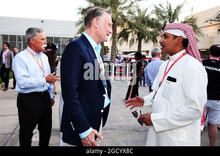 Sean Brilches (États-Unis) Formule 1 Directeur général, opérations commerciales. Grand Prix de Bahreïn, vendredi 29 mars 2019. Sakhir, Bahreïn. Banque D'Images