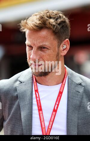 Jenson Button (GBR) Sky Sports F1 présentateur. Grand Prix d'Espagne, vendredi 10 mai 2019. Barcelone, Espagne. Banque D'Images